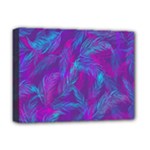 Leaf-pattern-with-neon-purple-background Deluxe Canvas 16  x 12  (Stretched) 