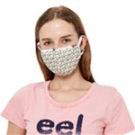 Moths Photos Motif Pattern Crease Cloth Face Mask (Adult)