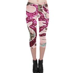 Browning Deer Glitter Capri Leggings 