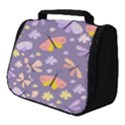Vector-seamless-pattern-with-butterflies-beetles Full Print Travel Pouch (Small) View1