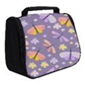 Vector-seamless-pattern-with-butterflies-beetles Full Print Travel Pouch (Small) View2
