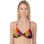 Art-color Reversible Tri Bikini Top