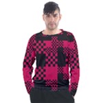 Cube-square-block-shape-creative Men s Long Sleeve Raglan Tee