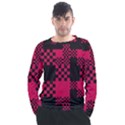 Cube-square-block-shape-creative Men s Long Sleeve Raglan Tee View1