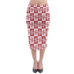 Snowflake  Midi Pencil Skirt