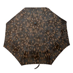 Abstract Dots Folding Umbrellas