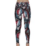 Grateful Dead Pattern Lightweight Velour Classic Yoga Leggings