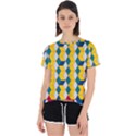 Vectors Blocks Label Illusion Open Back Sport Tee View1