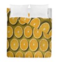 Orange Slices Cross Sections Pattern Duvet Cover Double Side (Full/ Double Size) View2