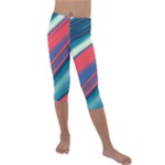 Illustration Background Abstract Pattern Texture Kids  Lightweight Velour Capri Leggings 