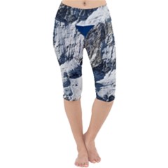 Adventure Altitude Climb Cold Lightweight Velour Cropped Yoga Leggings