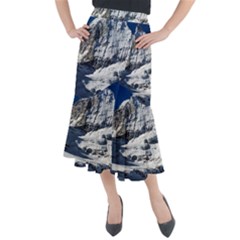 Adventure Altitude Climb Cold Midi Mermaid Skirt