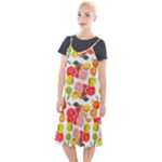 Citrus Fruit Seamless Pattern Camis Fishtail Dress
