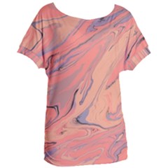 Illustration Background Light Abstract Texture Women s Oversized Tee