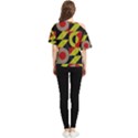 Illustration Background Pattern Texture Design One Shoulder Cut Out Tee View2