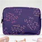 Background Abstract Pattern Design Make Up Pouch (Medium)