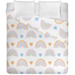 Rainbow Pattern Duvet Cover Double Side (California King Size)