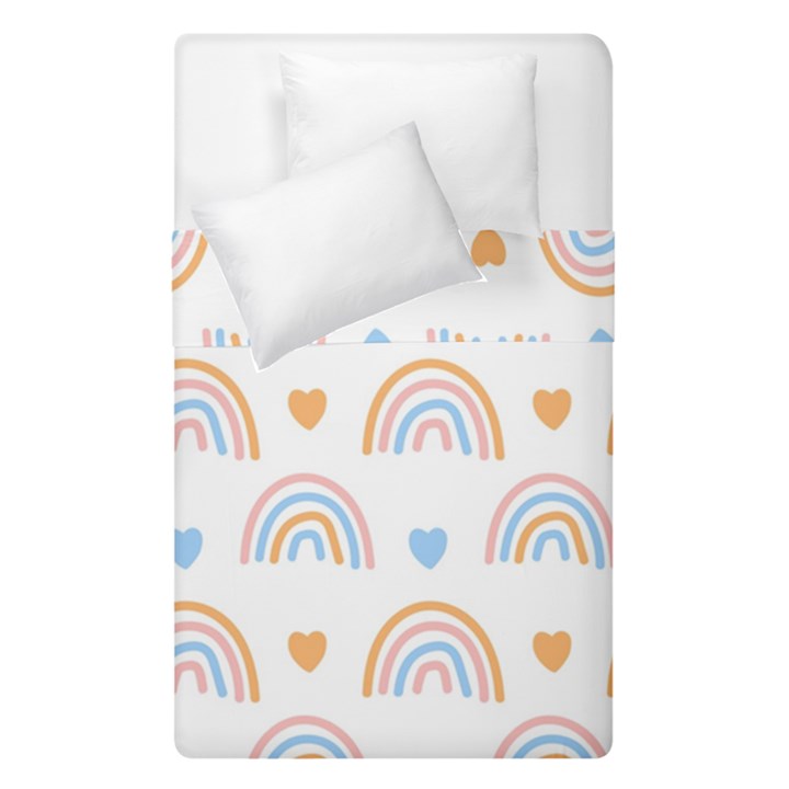 Rainbow Pattern Duvet Cover Double Side (Single Size)
