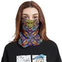 Mosaic Pattern Background Face Covering Bandana (Two Sides) View1