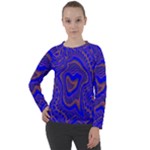 Optical Illusion Illusion Pattern Women s Long Sleeve Raglan Tee