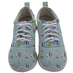 Background Pattern Panda Bamboo Mens Athletic Shoes