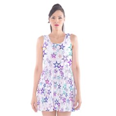 Christmasstars-003 Scoop Neck Skater Dress
