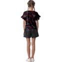 Geometric Pattern Recycle Bin Kids  Cut Out Flutter Sleeves View2
