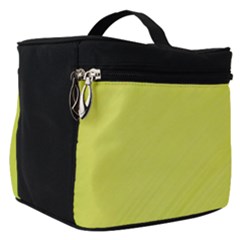 Background-texture-yellow Make Up Travel Bag (small)