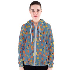 Thanksgiving-005 Women s Zipper Hoodie