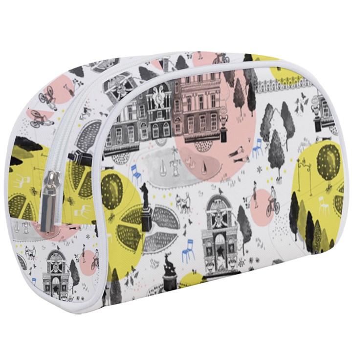 The Park  Pattern Design Make Up Case (Large)