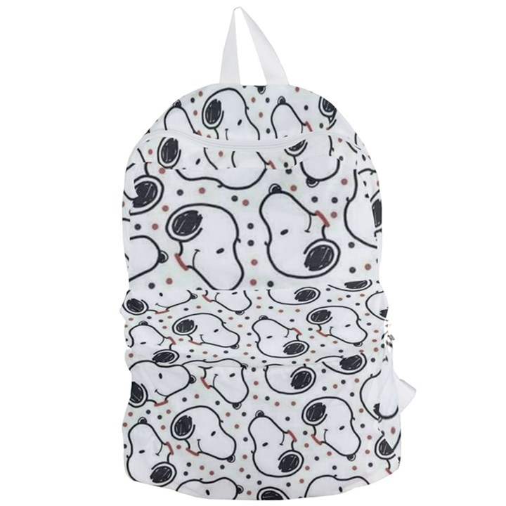 Dog Pattern Foldable Lightweight Backpack
