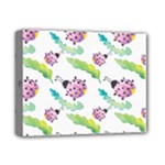 Watercolor-pattern-with-lady-bug Deluxe Canvas 14  x 11  (Stretched)