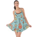 Seamless-pattern-musical-instruments-notes-headphones-player Love the Sun Cover Up