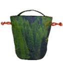 Forest Scenery Nature Trees Woods Drawstring Bucket Bag View2