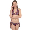 Fantasy Surreal Animals Psychedelic Pattern Tie It Up Bikini Set View1
