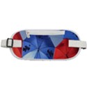 Letters Pattern Folding Umbrellas 2 Rounded Waist Pouch View1