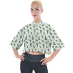 Christmas Tree Pattern Christmas Trees Mock Neck Tee