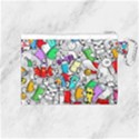 Graffit Characters Seamless Pattern Art Canvas Cosmetic Bag (Medium) View2
