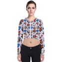 Full Color Flash Tattoo Patterns Long Sleeve Zip Up Bomber Jacket View1