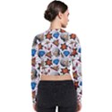 Full Color Flash Tattoo Patterns Long Sleeve Zip Up Bomber Jacket View2