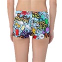 Graffiti Characters Seamless Patterns Reversible Boyleg Bikini Bottoms View2