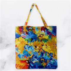 Modern Art Grocery Tote Bag