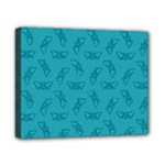 Butterfly Art Pattern Design Background Frame Canvas 10  x 8  (Stretched)