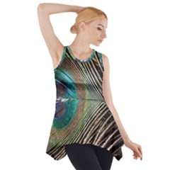 Peacock Side Drop Tank Tunic