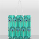 Gradient Art Deco Pattern Design Full Print Rope Handle Tote (Large) View1