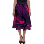 Abstract Pattern Texture Art Perfect Length Midi Skirt