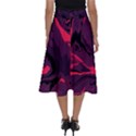 Abstract Pattern Texture Art Perfect Length Midi Skirt View2