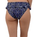 Kaleidoscope Geometric Pattern Frill Bikini Bottom View2