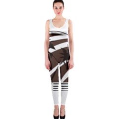 Palm Tree Design-01 (1) One Piece Catsuit
