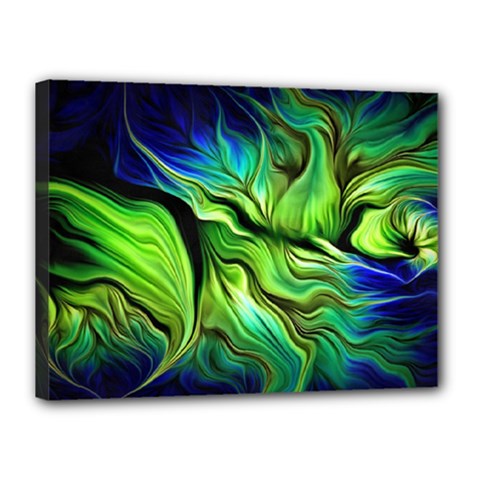 Fractal Art Pattern Abstract Fantasy Digital Canvas 16  X 12  (stretched)
